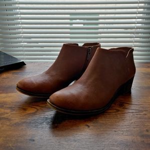 Lucky Brand Leather Booties